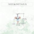 wholesale  Sterling Silver & Moonstone Axolotl Necklace - Hypoallergenic 925 Silver Pendant Gift for Women-0-5