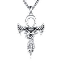 wholesale 925 Sterling Silver Eye Of Horus Pendant-Ankh