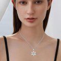 wholesale 925 Sterling Silver Panther Head Pendant Necklace-0-3