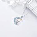 wholesale TOUPOP Sisters Gifts From Sister 925 Sterling Silver 2 Sisters Necklace With Crystal Sister Jewelry Gifts For Women Daughter Friends Birthday (sister Moon Star) -0-3