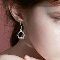 wholesale 925 Sterling Silver Celtic Knot Teardrop Dangle Earrings - Irish s for Women-0-1