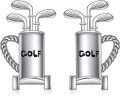 wholesale 925 Sterling Silver Golf Bag Stud Earrings for Women Golfer Gift Ideas-0-0