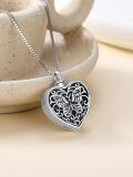 wholesale Sterling Silver Tree of Life Urn Necklace for Ashes with Funnel Kit Memorial Jewelry-0-1