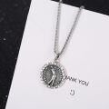 wholesale  Round Golfer Sports Pendant Necklace-0-3