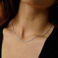 wholesale Sterling Silver Diamond Cut Figaro Chain Necklace 2 5mm Unisex 16 30 (Gift)-0-4