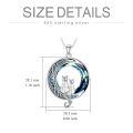 wholesale 925 Sterling Silver Cat Pendant Necklace-0-17