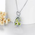 wholesale TOUPOP Valentines Day Gifts Birthstone Necklace For Women Tree Of Life Necklace Teardrop Necklace S925 Sterling Silver Infinity Love Birthday Gifts For Mom Women Girls, 18"+2" Inches -0-2