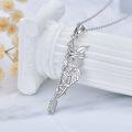 wholesale 925 Sterling Silver Celtic Owl Arrow Pendant Necklace Norse Mythology Jewelry for Women Men Gifts-0-4