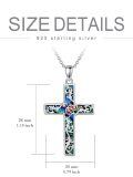 TOUPOP Sterling Silver Abalone Shell Butterfly Dragonfly Ladybug Jewelry-0-4