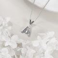 wholesale 925 Sterling Silver Baseball Bat & Ball Pendant Necklace for Women-0-2