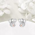 wholesale 925 Sterling Silver Elephant Stud Earrings - Adorable Animal  for Her-0-4