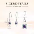TOUPOP Sterling Silver Birthstone Earrings Infinity Love Jewelry Gift-0-4