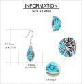 wholesale 925 Sterling Silver Hollow Filigree Dangle Drop Earrings for Women-0-2