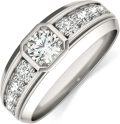 wholesale Sterling Silver Moissanite Men s Eternity Wedding Band D VVS1 Lab Diamond-0-0