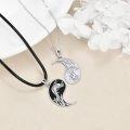 wholesale 925 Sterling Silver Yin Yang Axolotls Pendant Necklaces for Women Girls Animal  Ideas-0-2