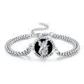 wholesale 925 Sterling Silver Guardian Angel Bracelet Protective Charm Jewelry-0-0