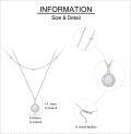 wholesale 925 Sterling Silver Layered Necklace with Opal Pendant s for Women-0-4