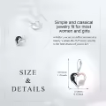 wholesale 925 Sterling Silver Penguin Heart Snowflake Dangle Drop Earrings Wholesale for Women -0-3