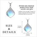 wholesale 925 Sterling Silver Moonstone Lapis Larimar Moss Agate Teardrop Filigree Pendant-0-7
