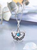 wholesale TOUPOP Celtic Star Necklace For Women Pentagram Necklace For Women Turquoise Jewelry For Her Him Sister Wife Friend Daughter Birthday Gift Christmas Gift Mothers Day Gift -0-4