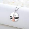 wholesale 925 Sterling Silver Music Note Ballerina Pendant Necklace - Graduation Gift for Daughter/Sister-0-1