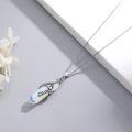 wholesale 925 Sterling Silver Rainbow Moonstone Octopus Tentacle Pendant Necklace Charm-0-5