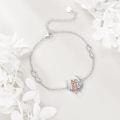 wholesale 925 Sterling Silver Bracelet Wholesale With Moon And Couple Charm-0-1