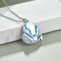 wholesale 925 Sterling Silver Penguin Pendant Necklace with Abalone Shell and Cubic Zirconia Gifts for Women-0-2