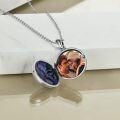 wholesale 925 Sterling Silver Abalone Shell Tree of Life Locket Necklace - Vintage Elegant Gift for Women Men-0-2