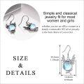 wholesale 925 Sterling Silver Moonstone Dragon Drop Earrings Gothic Antique Style Jewelry for Women Girls Gift 4cm Long-0-4