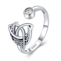wholesale 925 Sterling Silver Knotwork Ring-C