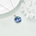 wholesale 925 Sterling Silver Abalone Shell Tree of Life Heart Charm Pendant Necklace Gifts for Women Girls Mom-0-2