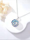 wholesale TOUPOP S925 Sterling Silver Animal Necklace Meaningful Gifts Crystal Jewelry For Women Mom Wife Her Girlfriend Daughter -0-4