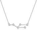 wholesale 925 Sterling Silver Austrian Crystal Zodiac Necklace - 12 Constellations Astrology s for Women-0-0