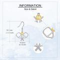 wholesale 925 Sterling Silver Pickleball Earrings Wholesale For Women And Girls Sporty Dangle Jewelry-0-4