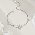 wholesale 925 Sterling Silver Moonstone Celtic Knot Bracelet-0-2