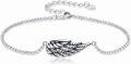 wholesale 925 Sterling Silver Angel Wings Charm Bracelet for Women-0-0