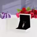 TOUPOP Sterling Silver June Birthstone Rose Flower Necklace For Sister-0-5