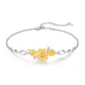 wholesale 925 Sterling Silver Sunflower Charm Bracelet Wholesale for Women - Mothers Day Gifts-0-0