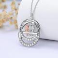 wholesale TOUPOP Sisters Gifts From Sister 925 Sterling Silver 2 Sisters Necklace With Crystal Sister Jewelry Gifts For Women Daughter Friends Birthday (sisters Gifts-3) -0-2