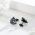 wholesale 925 Sterling Silver Triquetra Stud Earrings - Celtic Knot Design  for Her-0-2