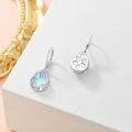 wholesale 925 Sterling Silver Teardrop Opal Drop Earrings for Women Gifts-0-4