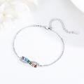 wholesale 925 Sterling Silver Infinity Rainbow Pride Bracelet - LGBT Gay  for Women & Men-0-1