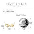 wholesale 14k Infinite Girl Necklace-0-3