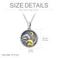 wholesale 925 Sterling Silver Dolphin Mother & Child Pendant Necklaces for Women Girl's Gift Jewelry-0-3