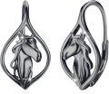 wholesale 925 Sterling Silver Hypoallergenic Unicorn Hoop Earrings for Women-0-0