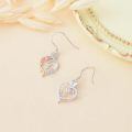 TOUPOP Sterling Silver Rose Heart Butterfly Initial Y Letter Drop Dangle Earrings-0-4