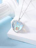 wholesale 925 Sterling Silver Tree of Life Swing Sisters Pendant Necklace for Women Girls Gifts Jewelry-0-2