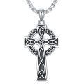 wholesale 925 Sterling Silver Celtic Cross Pendant-0-0