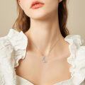 wholesale 925 Sterling Silver Heart Necklace With Horse And Fairy Pendant-0-3